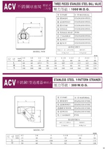 ACV一般用閥門系列-30